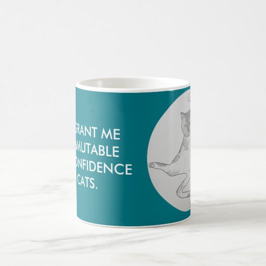 God geef me het onveranderlijke zelfvertrouwen van koffiemok (Center)