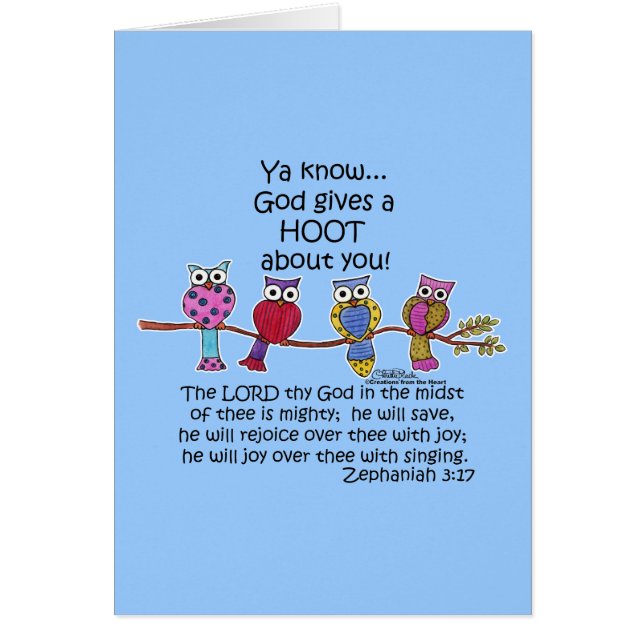God geeft een Hoot Owls (Voorkant)
