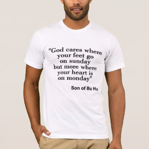 God geeft meer om liefde dan om religie t-shirt