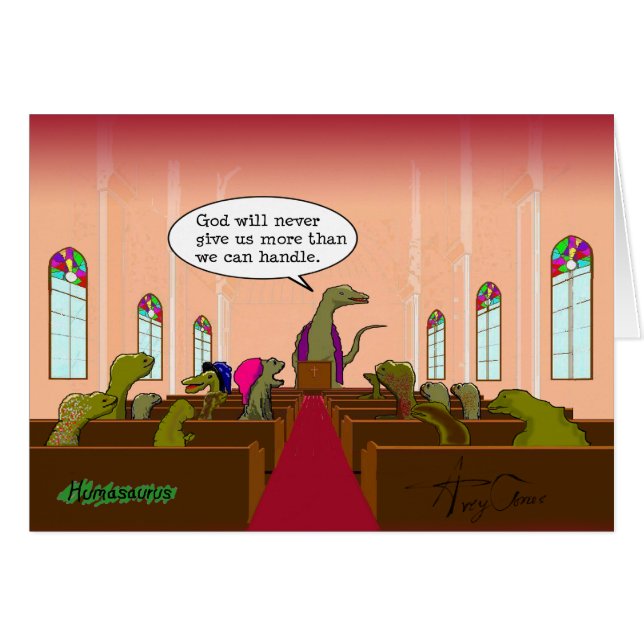 God geeft ons nooit meer dan we kunnen behandelen (Voorkant Horizontaal)