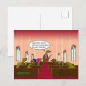 God geeft ons nooit meer dan we kunnen behandelen briefkaart (Voorkant / Achterkant)