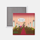 God geeft ons nooit meer dan we kunnen behandelen magneet (Voorkant / Achterkant)