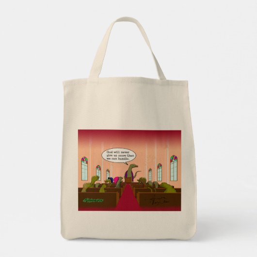 God geeft ons nooit meer dan we Tas kunnen behande (Achterkant)