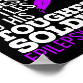 God geeft zijn hardste strijd aan zijn hardste Sol Poster (Hoek)