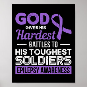 God geeft zijn zwaarste gevechten aan zijn zwaarst poster
