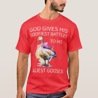 God geeft z'n heerlijkste gevechten aan z'n lelijk t-shirt