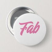 God Girl Button- Fab Ronde Button 7,6 Cm (Voorkant /achterkant)