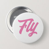God Girl Button-Fly Ronde Button 7,6 Cm (Voorkant /achterkant)