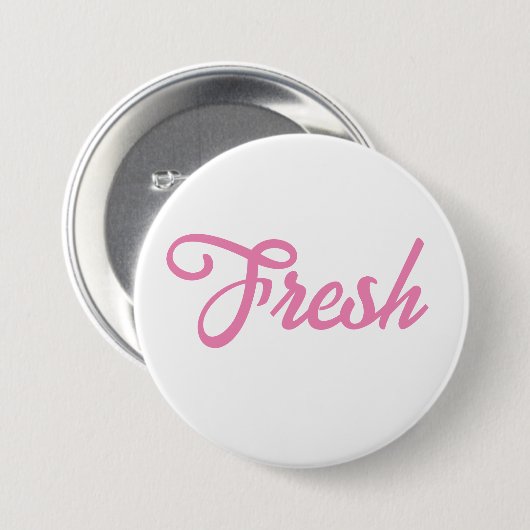 God Girl Button- Fresh Ronde Button 7,6 Cm (Voorkant /achterkant)