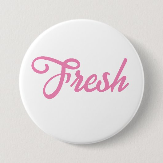 God Girl Button- Fresh Ronde Button 7,6 Cm (Voorkant)