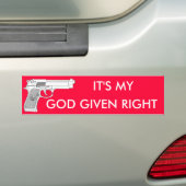 GOD, GOD GOED, HET IS MIJN BUMPERSTICKER (Op auto)