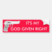 GOD, GOD GOED, HET IS MIJN BUMPERSTICKER (Voorkant)