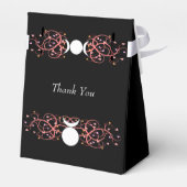 God & Godin Favor Box voor Wiccan Handfastings Bedankdoosjes (Achterkant)