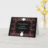 God & Godin Wiccan Handfasting Gefeliciteerd Kaart (Gele Bloem)