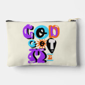 God Got Me Retro Christelijk Faith Cosmetic Bag Etui (Achterkant)