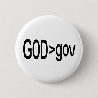 God > gov Lapel Pin Ronde Button 5,7 Cm