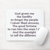 God Grant me Humor Muismat (Met muis)