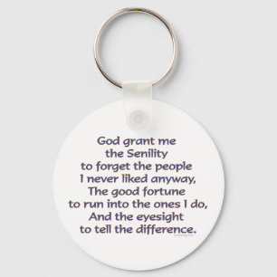 God Grant me Humor Sleutelhanger