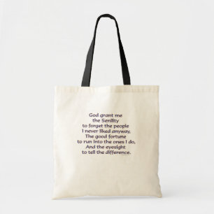 God Grant me Humor Tote Bag