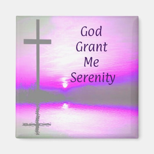 God Grant me Serenity magnet (Voorkant)