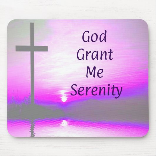 God Grant Me Serenity Muismat (Voorkant)