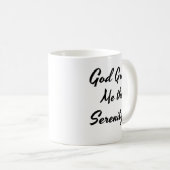 "God Grant Me the Serenity" Gebed Koffiemok (Voorkant rechts)