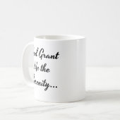 "God Grant Me the Serenity" Gebed Koffiemok (Voorkant links)