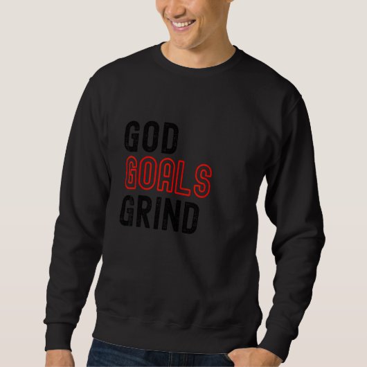 God Grind Goals Trui (Voorkant)