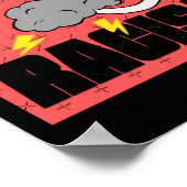 God haat racistische Sticker Poster (Hoek)