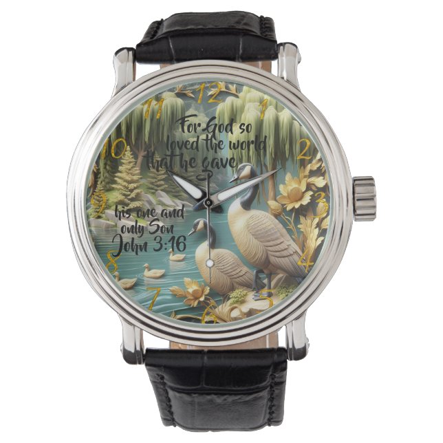 God had de wereld zo lief  horloge (Voorkant)