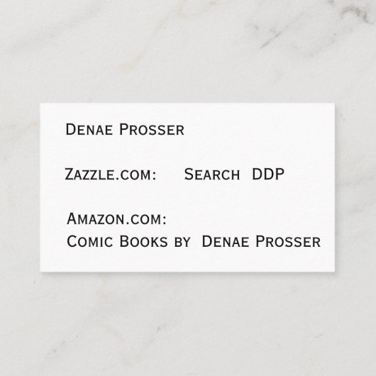 god handen zijn groter visitekaartje (Achterkant)