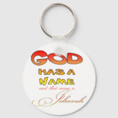 God has a Name Jehovah Sleutelhanger (Voorkant)