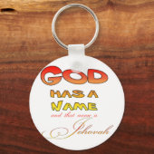 God has a Name Jehovah Sleutelhanger (Voorkant)