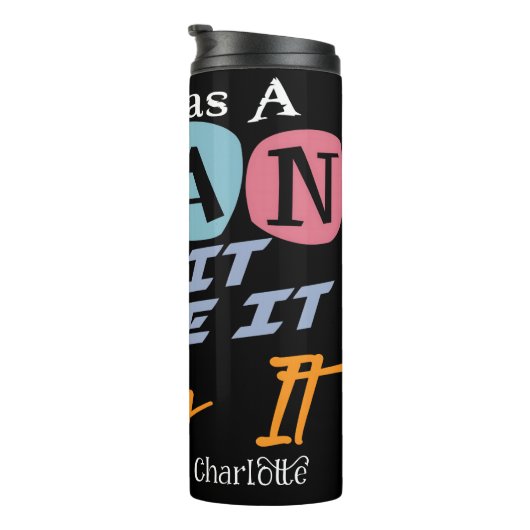 God Has A Plan Enjoy Thermosbeker (Geroteerd rechts)