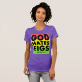God Hate Figs Westboro Parody T-shirt (Voorkant volledig)