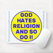 God Hates Religie Muismat (Met muis)