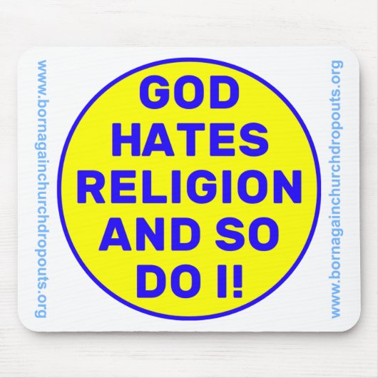 God Hates Religie Muismat (Voorkant)