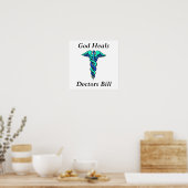 God heals, Artsen Bill Poster (Keuken)