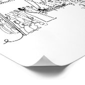 God Heals Man Of Palsy Let Down Through The Roof R Poster (Hoek)