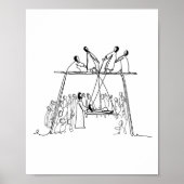 God Heals Man Of Palsy Let Down Through The Roof R Poster (Voorkant)