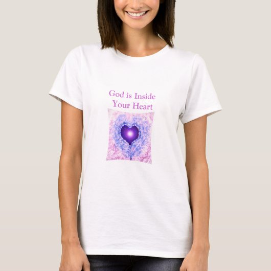 God Heart God zit in je hart T-shirt (Voorkant)