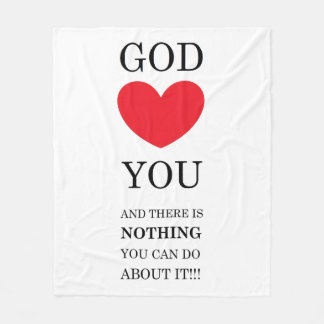 God Heart You Fleece Deken