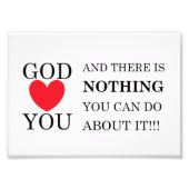 God Heart You Foto Afdruk (Voorkant)