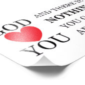 God Heart You Foto Afdruk (Hoek)