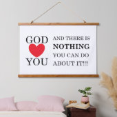 God Heart You Hangend Wandkleed (Slaapkamer)