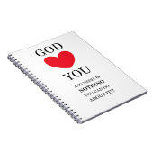 God Heart You Notitieboek (Rechterzijde)
