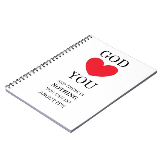 God Heart You Notitieboek (Linkerzijde)