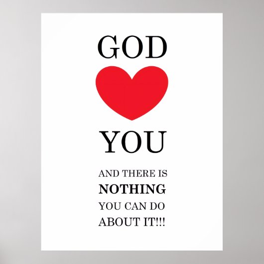 God Heart You Poster (Voorkant)