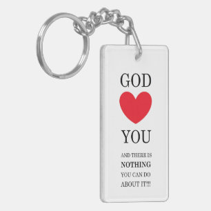God Heart You Sleutelhanger