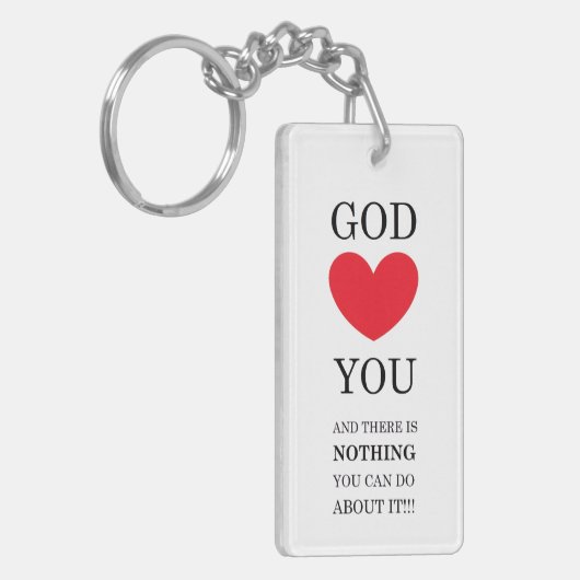 God Heart You Sleutelhanger (Voorkant Links)